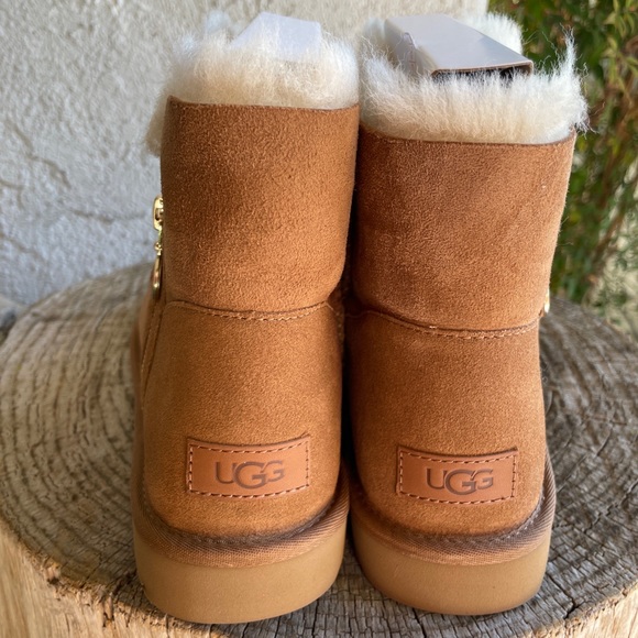 UGG® Bailey Side Zip Mini Boots - Picture 3 of 5